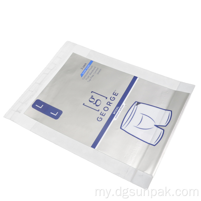 အောက်ခြေ gusset ရေစိုခံပလပ်စတစ်မိမိကိုယ်ကိုကော် Pe အိတ်များ